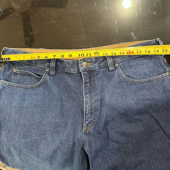 Duluth Trading Co Flex Ballroom Jeans Men's Size 40x30 100% Cotton Dark Wash - Picture 10 of 11